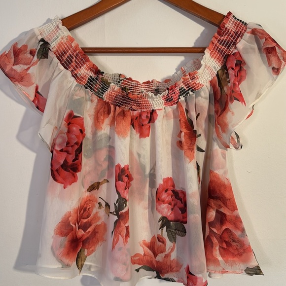 EUC SHOW ME YOUR MUMU TAMALE TOP IN RUMANTIC ROSE WOMEN’S SIZE M - Picture 2 of 5